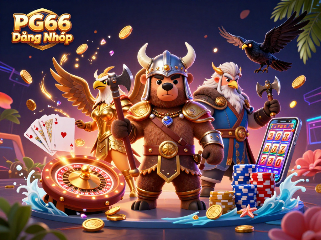 Engage in PG66 Đăng Nhập with thrilling slots, vivid gaming elements, and captivating characters.