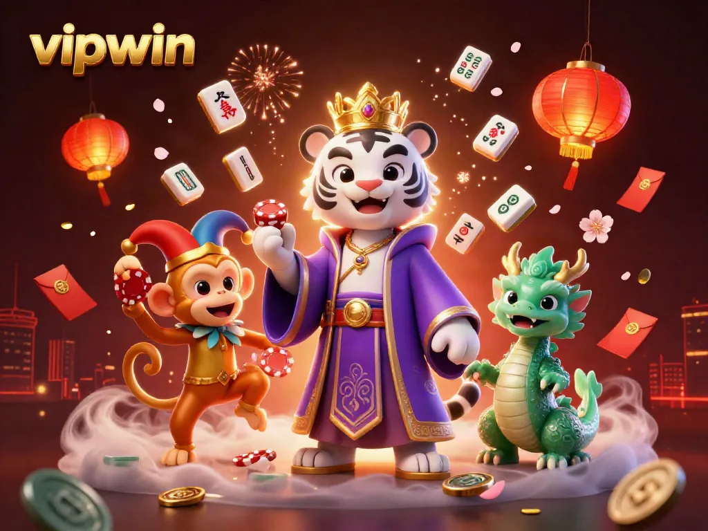 Experience electrifying moments with vipwin's vibrant casino characters, showcasing excitement and entertainment.