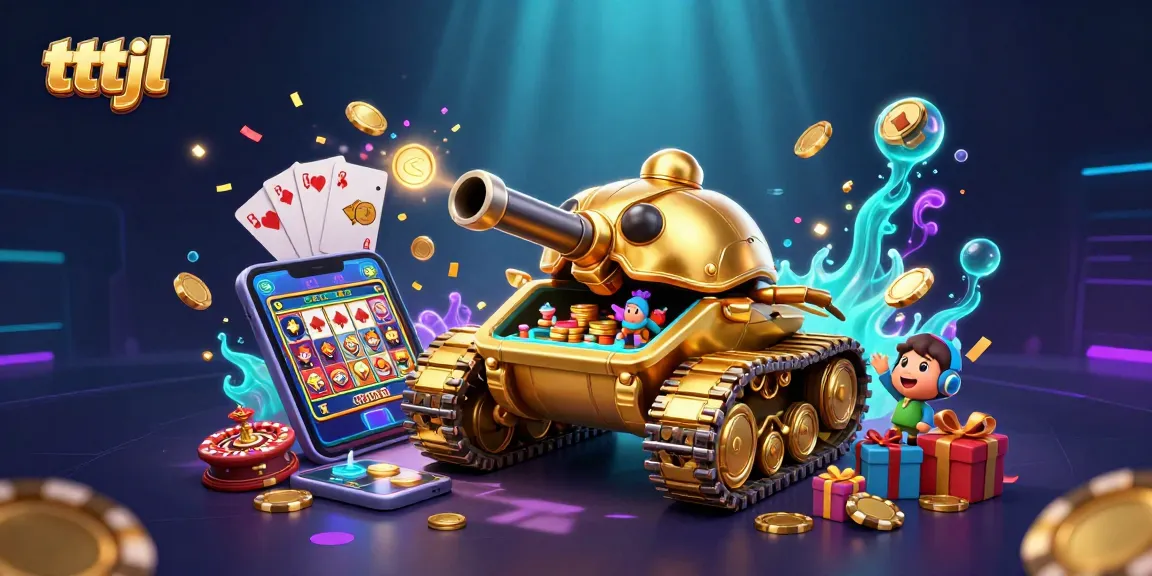 Experience the excitement of tttjl with a massive golden beetle tank casino illustration.