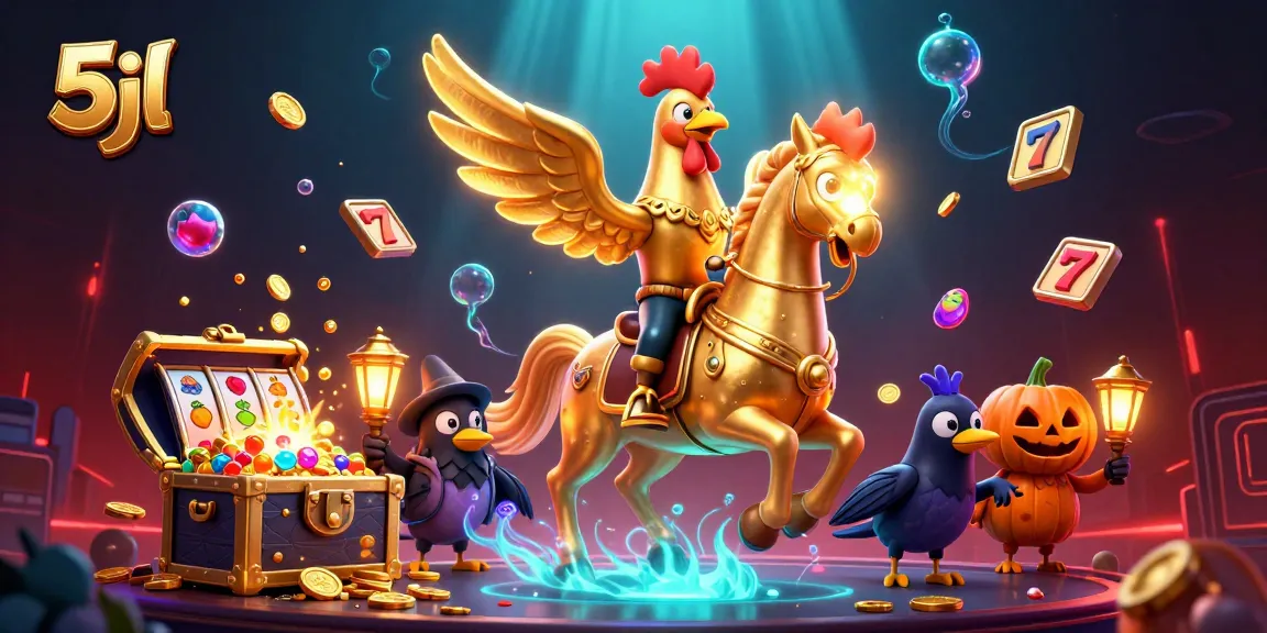 Win big with 5jl at the dazzling casino, featuring golden rooster and thrilling slot games.